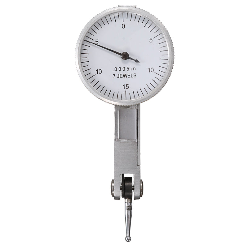 0 to 0.0005 inch Dial Test Indicator Gauge with 2 Clamps and Box