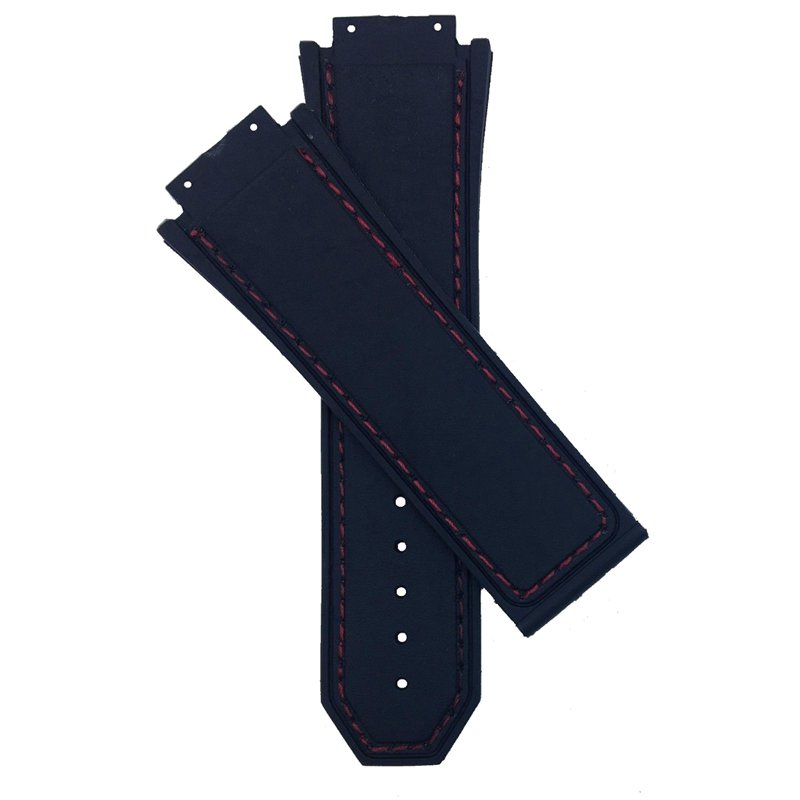 30mm Black Rubber Watch Band Strap For Watch Spring Bar Tool Man Gift
