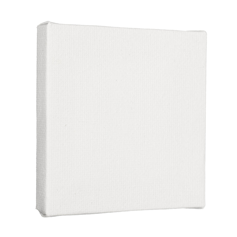 8PCS White Mini Blank Canvas Acrylic Paintings Frame Oil Paint Artist Square Art Sketch Boards Square Canvas