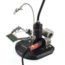 2.5X 4X LEDs Soldering Magnifier Helping Hand Desktop Magnifying Glass Welding Repair Auxiliary Tool