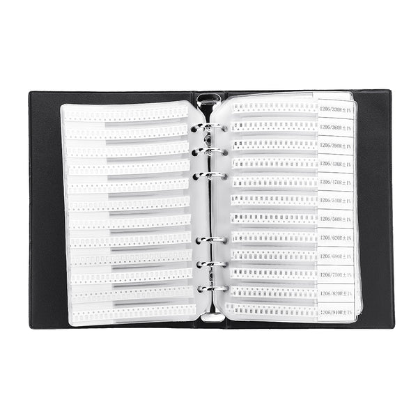 4250pcs 170 Values 1206 SMD Chip Resistor 0-10M 1% Assortment Kit Sample Book
