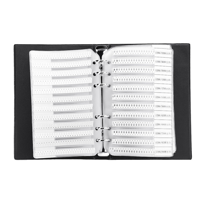 4250pcs 170 Values 1206 SMD Chip Resistor 0-10M 1% Assortment Kit Sample Book