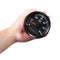 12/24V 0-6000 RPM 85mm  LCD Marine Boat Meter Tachometer Hourmeter Black