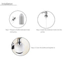 Stainless Steel Pump Liquid Dispenser Empty Bottle Jar Tube Replacement