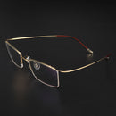 BROADISION Titanium Alloy Glasses Frame IP Vacuum Plating Process Flexible Unbreakable Temple
