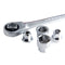 R'DEER Socket Wrench Set Universal Ratchet Wrench Double End Socket Adapter