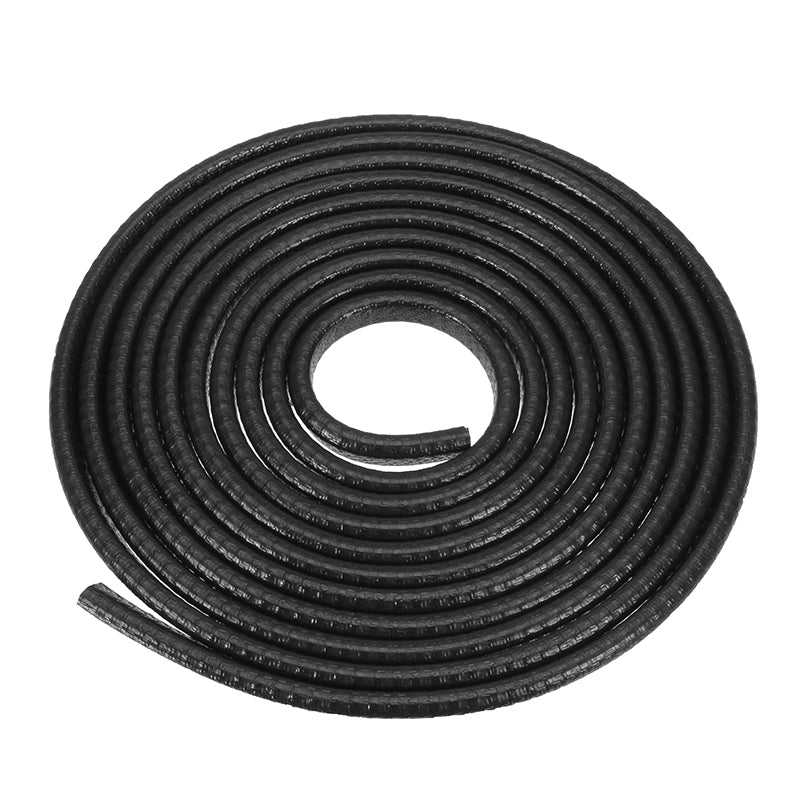 MATCC 4m Car Door Edge Protector Guards U Shape Anti-collosion Rubber Trim Seal Strip Black