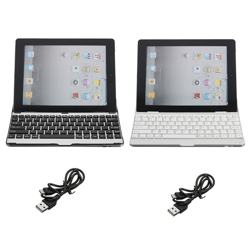 Ultra Thin Aluminum Alloy bluetooth 3.0 Stand Keyboard For iPad 2 3 4