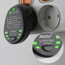 MESTEK ST02D Socket Tester Voltage Test Socket Detector EU Plug Ground Zero Line Plug Polarity Phase Check Breaker Finder