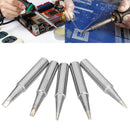5Pcs 900M-T-0.8D/1.2D/1.6D/2.4D/3.2D Soldering Tips Iron Welding Station