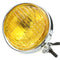 5.75" Motorcycle Headlight Light Retro Metal Yellow Len For Harley Bobber Chopper