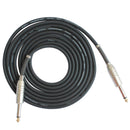 FLGW-24 3m Guitar Cable 6.5mm Jack Audio Cable for Guitar Mixer Amplifier Bass