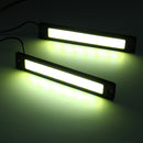 2PCS Flexible Car Auto COB LED Strip Daytime Running Driving Light DRL 480LM 330MA 6000K