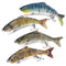 ZANLURE 15CM fish lures 4D Rattle Trout Shad Lures - Pike Zander Salmon Predator Fishing