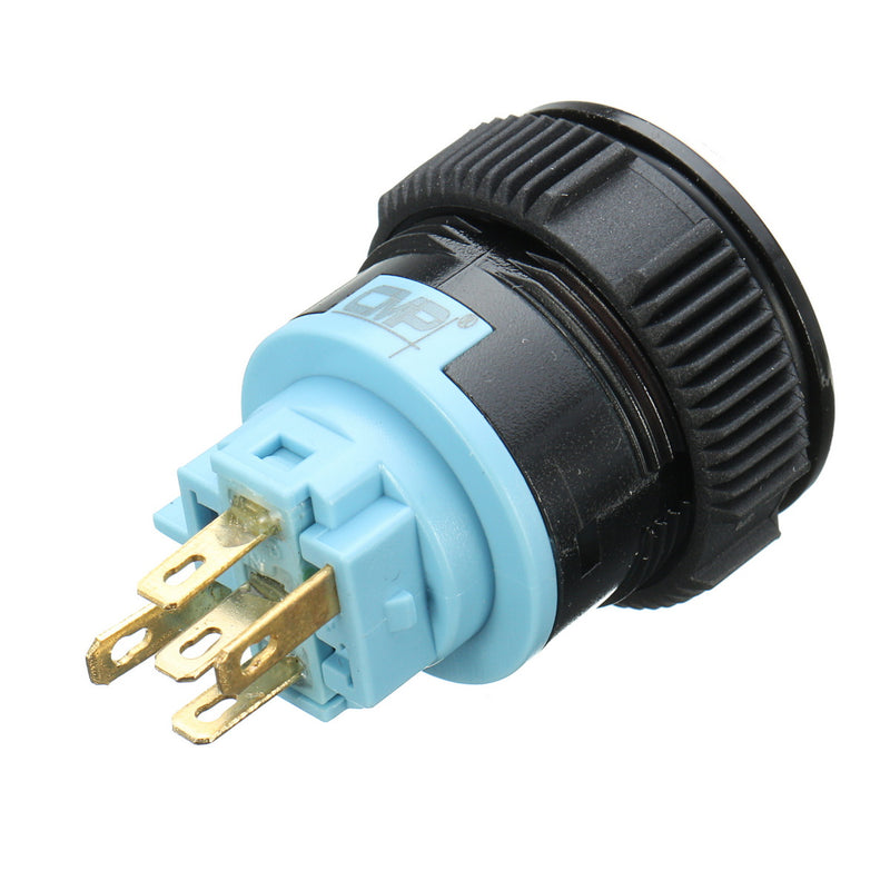 12V 5 Pin Led Push Button Switch Plastic Lamp Car Horn Switch Access Control Switch