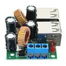 7-40V 3A Multifunction Vehicle 4 USB Interface Car Charger 36/24/12/9V To 5V 3A Buck Module