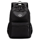 Simple Casual Backpack USB Charging Large Capacity Laptop Bag