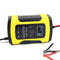 FOXSUR 12V 5A Pulse Repair LCD Battery Charger For Car Motorcycle Agm Gel Wet Lead Acid Battery