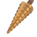 Drillpro 6Pcs 4-12/4-20/4-32mm Step Drill Bit with 3/6/8mm Hole Grooving Drill Bits Saw Carpenter Woodworking Tool