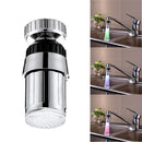 Mrosaa 360 Rotation LED Water Faucet Tap Heads Aerators Temperature Sensor 3 Colors