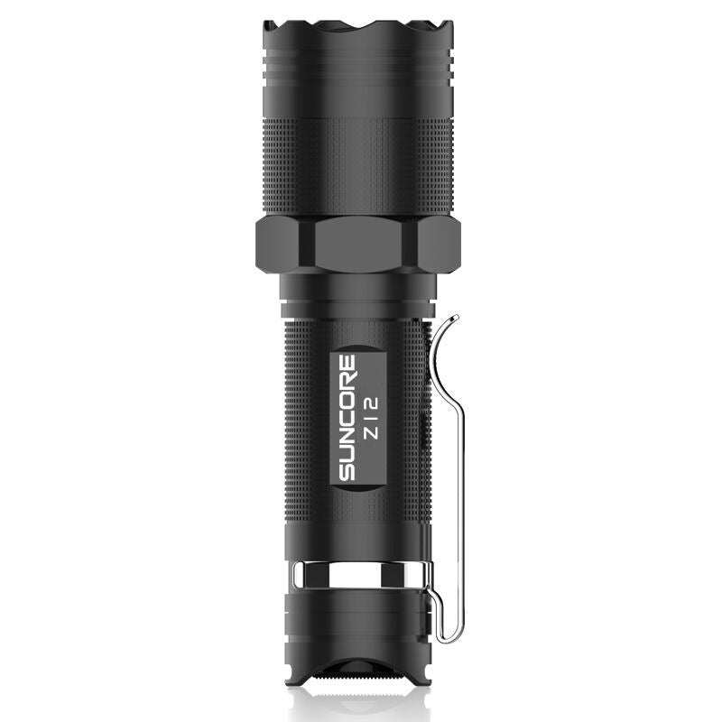 SUNCORE Z12 280 Lumens Flashlight Zoomable AA Battery Camping Hunting Work Lamp Portable Emergency Lantern