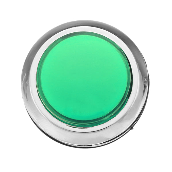 10Pcs 33MM Electroplated Green LED Push Button for Arcade Game Console Controller DIY