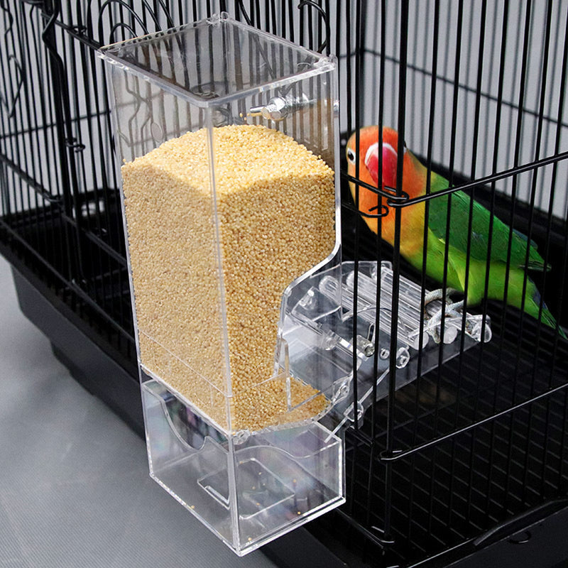 Automatic Smart Bird Feeders Starling Parrot Food Containers Transparent Pet Feeder Devices