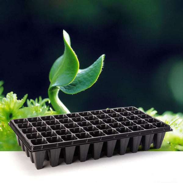 PVC Flower Pot Plant Block Tray Plastic Nursery Pot Plug Planting Planter Container Garden Supplies