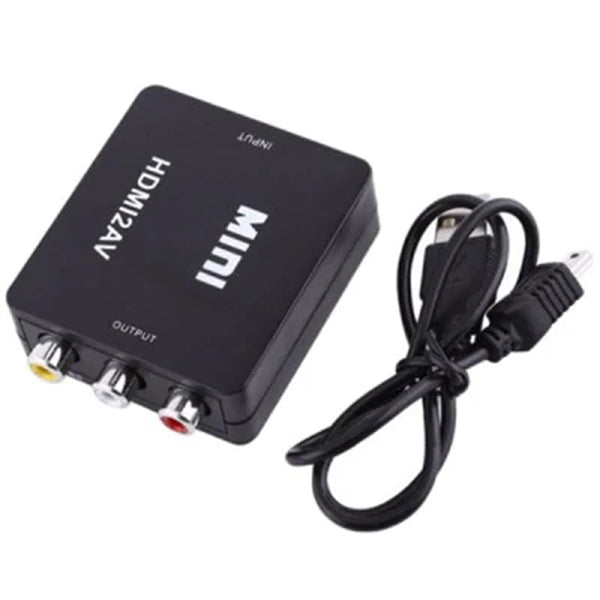 MINI HDMI to AV 1080P HD Converter Switcher Adapter