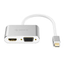 ORICO XD-MDFHV4 Mini DP to hdmi+VGA 2-in-1 docking station Adapter