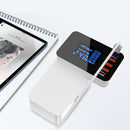 Bakeey Foldable Design Quick Charge 3.0 4 USB Type-C USB EU Charger Station HUB with Led Display