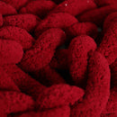 60 x 60cm Warm Winter Luxury Handmade Crocheted Bed Knitted Sofa Cover Blankets