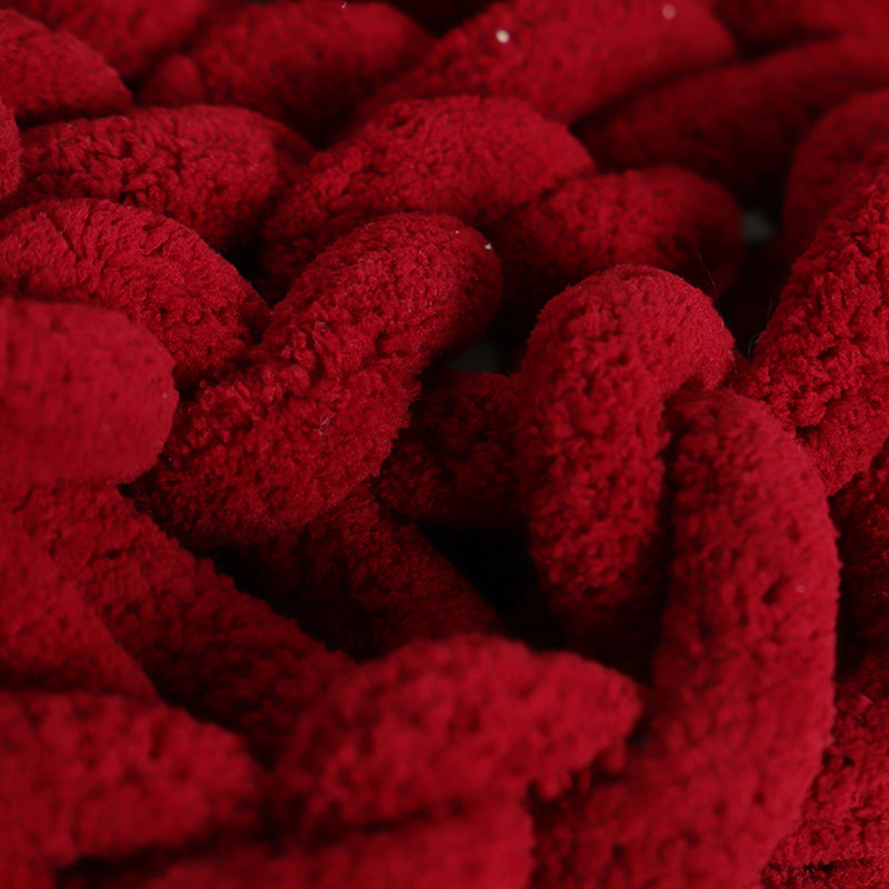 60 x 60cm Warm Winter Luxury Handmade Crocheted Bed Knitted Sofa Cover Blankets