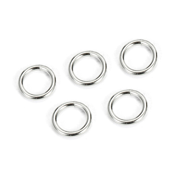 925 5pcs Necklace Bracelet Spacer Sterling Silver Beads DIY Jewelry Accessories