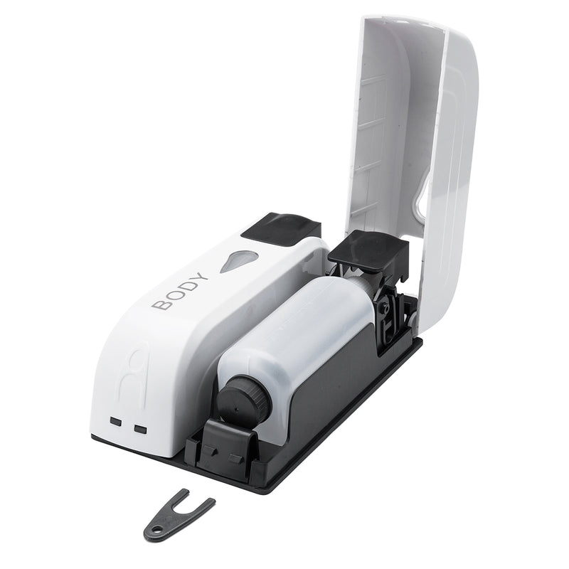 2x 350mL Wall Mounted Bathroom Soap Dispenser Shower Body Lotion Shampoo Liquid Storage Bottle