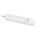 DHEKINGD D803 Smart WiFi APP Control Power Strip with 3 AU Outlets Plug 2 USB Fast Charging Socket App Control Work Power Outlet