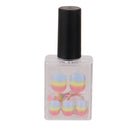 24Pcs Colorful Stripes Pattern Artificial Nail Tips with Storage Bottle