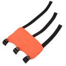 Archery Shooting Hunting Arm Guard 3 Strap Protection - Orange