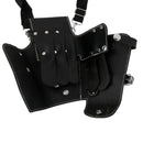 Salon Hairdressing Rivet Scissors Clips Holster Pouch - Black