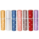 Flower Pattern 6ml Refill Perfume Pump Atomizer Spray Bottle - Red