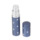 Flower Pattern 6ml Refill Perfume Pump Atomizer Spray Bottle - Blue
