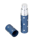 Flower Pattern 6ml Refill Perfume Pump Atomizer Spray Bottle - Blue