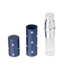 Flower Pattern 6ml Refill Perfume Pump Atomizer Spray Bottle - Blue