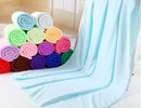 Microfiber Quick Dry Towel Bath Travel Beach Towel - Light Pink