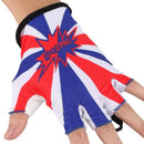 Breathable Anti-slip Half Finger Gloves for Motorcycle Bicycle Racing Riding Cycling White XL
