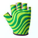 Breathable Anti-slip Half Finger Gloves for Motorcycle Bicycle Racing Riding Cycling - Green L