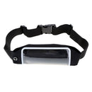 Sport Zipper Waist Bag Running Jogging Belt Pouch Black
