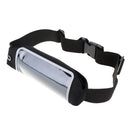 Sport Zipper Waist Bag Running Jogging Belt Pouch Black