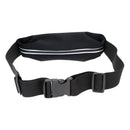 Sport Zipper Waist Bag Running Jogging Belt Pouch Black