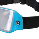 Sport Zipper Waist Bag Running Jogging Belt Pouch Blue